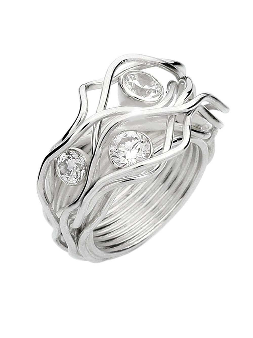 Nenalina Ring Damen silber, 60 Image