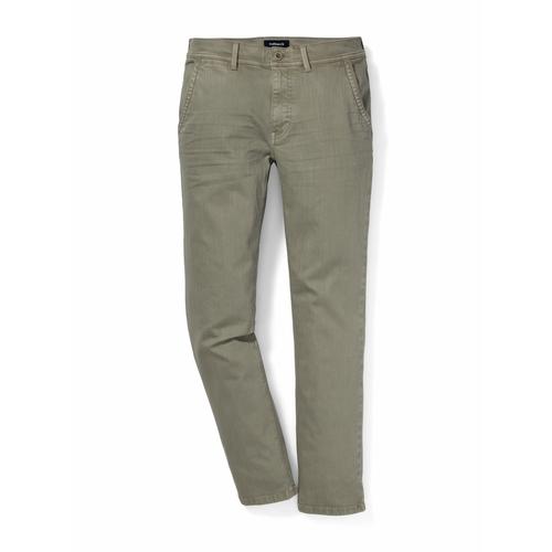 Walbusch Herren Sport Chino einfarbig Salbei