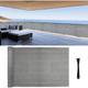 Balkonsichtschutz Zaunblende Tennisblende 1.2x10M Sichtschutz hdpe Zaun Netz Schattier Gewebe