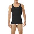 Underworks Mens Compression Body Shirt Girdle Gynecomastia Shirt X-large Black