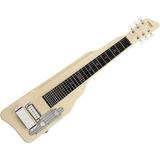 Gretsch G5700 Electromatic Lap Steel 6-String Electric Guitar with Plastic Fingerboard and Mahogany Body Right-Handed Vintage White