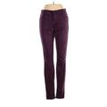 J Brand Jeggings - Low Rise: Purple Bottoms - Women's Size 26 - Dark Wash