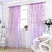2PACK Long Sheer Curtains Curtains for Living Room Curtain of Muslin Cool Window Pastoral Curtains for Window Living Room Kitchen