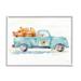 Stupell Industries Sunflower Market Pumpkin Truck Graphic Art White Framed Art Print Wall Art Design by Katrina Pete