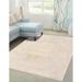 Rugs.com Deepa Collection Rug â€“ 5 x 8 Ivory And Gold Medium Rug Perfect For Bedrooms Dining Rooms Living Rooms