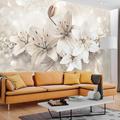 Vivyet Peel and stick wall mural - Diamond Lilies