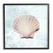 Stupell Industries Clam Shell Sea Water Graphic Art Black Framed Art Print Wall Art Design by Marcus Prime