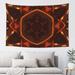 Mysterious Retro Geometry Abstract Tapestry Mosaic Kaleidoscope Style Wall Decor Home Decor Bedroom Living Room Dorm Tapestry Room Wall Hanging 60 x 40 inches