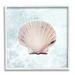 Stupell Industries Clam Shell Sea Water Graphic Art White Framed Art Print Wall Art Design by Marcus Prime