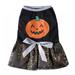 Topumt Pumpkin Dog Halloween Costume Dog Clothes for Small Medium Large Dogs Girl Dresses Puppy Party Apparel Doggie Wedding Dress
