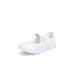 Harsuny Ladies Casual Shoe Low Top Flats Round Toe Walking Shoes Tennis Hollow Out Breathable Mary Jane Sneakers Magic Tape White 4