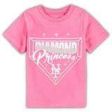 Girls Toddler Pink New York Mets Diamond Princess T-Shirt