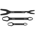 CIVG 3Pcs Double-Head Torx Wrench 8-22mm Portable Self-Tightening Spanner Universal Wrench Repair Tool Open End Wrench Ratcheting Wrench Spanner Hand Tool for Auto Repair