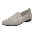 Slipper RIEKER Gr. 41, beige (hellbeige) Damen Schuhe Slip ons