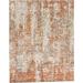 White 36 x 24 x 0.25 in Area Rug - Bokara Rug Co, Inc. High-Quality Hand-Knotted Rust/Light Gray Area Rug Viscose/Wool | Wayfair RVCOAE105RU002030