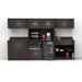 Breaktime Buffet Sideboard Kitchen Break Room Lunch Coffee Kitchenette Cabinets 6 Pc Espresso – Factory Assembled (Furniture Items Purchase Only) | Wayfair