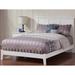 AFI Furnishings Madison Solid Wood Low Profile Platform Bed Wood in White | 50 H x 80.75 W x 82.625 D in | Wayfair AT8651002