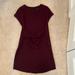 Athleta Dresses | Athleta Sweatshirt Dress. Maroon. No Stains. | Color: Red | Size: S