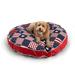 Snoozer Pet Products Wag Collection Snoozer Indoor Outdoor Round Dog Bed Polyester in Black | 4 H x 35 W x 35 D in | Wayfair 10203