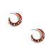 J. Crew Jewelry | J.Crew Sparkly Resin Hoop Earrings Autumn Berry | Color: Red | Size: Os