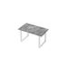 Brayden Studio® Ron 31.5" Dining Table Wood in Gray/White/Black | 29.5 H x 31.5 W x 55 D in | Wayfair 4A3E3994CD744605AD1703F072ED0D1A