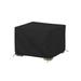 Arlmont & Co. Heavy-Duty Multipurpose Waterproof Square Ottoman Deck Box Cover, Outdoor Square Storage Bench Cover, in Black | Wayfair