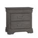 Birch Lane™ Tippi 2 - Drawer Solid Wood Nightstand Wood in Gray | 26.75 H x 28 W x 16.25 D in | Wayfair 90D3B5BAC54A406EB72030D518789CCB