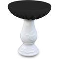 Charlton Home® Chrispin Heavy-Duty Outdoor Waterproof Bird Bath Cover, Protective Garden Bird Bath Cover w/ Drawstring in Black | Wayfair