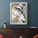 Red Barrel Studio® Fall Tree II - Picture Frame Print on Canvas Metal in Blue/Brown/Gray | 32 H x 23 W x 2.5 D in | Wayfair