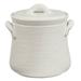 Winston Porter Potter Kitchen Canister Ceramic in White | 8.25 H x 6 W x 6 D in | Wayfair CC0522B1B0F64379A6323493BA8B25AF