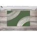 Green/White 120 x 96 x 0.08 in Area Rug - Jiana Indoor Floor Mat By Orren Ellis Polyester | 120 H x 96 W x 0.08 D in | Wayfair