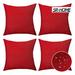 SR-HOME Pillow Covers Outdoor Throw Pillow Shams Cushion Covers, Pack Of 4 Polyester | 20 H x 20 W in | Wayfair SRHOME6120aae