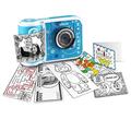 VTech Kidizoom Print CAM, Sofortbildkamera und Videos für Kinder ab 5 Jahren, ESP-Version Blau, Farbe (3480-549122)