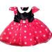 Disney Dresses | Minnie Mouse Red Dress 12-18 Month Disney Baby Lined Tulle Toys R Us | Color: Red | Size: 12-18mb