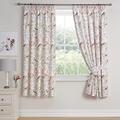 Dreams & Drapes Design - Caraway - Pair of Pencil Pleat Curtains - 66" Width x 72" Drop (168 x 183cm) in Pink