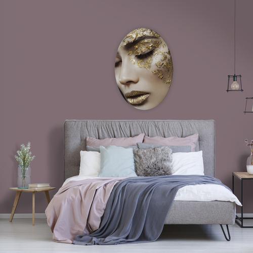 „Leinwandbild ART FOR THE HOME „“Frau Gold““ Bilder Gr. B/H/T: 50 cm x 70 cm x 2,5 cm, Leinwandbild, 1 St., bunt (mehrfarbig) Leinwandbilder“