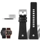 Bracelets de montre Diesel pour hommes grande taille 26MM 28MM 30MM 32MM noir marron cuir