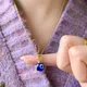 Collier ras du cou mauvais œil bleu pour femmes bijoux turcs porte-bonheur chaîne en acier