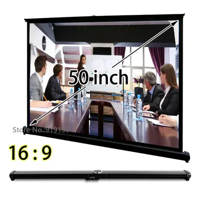 Mini Écran de Projection 3D Ultra HD Facile à Ouvrir 50 Pouces 16x9 Annulation d'Écran pour