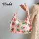 Youda-Petit sac à main en toile imprimée Harvey pour femme fourre-tout sous les bras pour femme