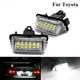 Lampe de plaque d'immatriculation LED 2 pièces pour Toyota Camry 50 Peugeot Citroen 206 306 307