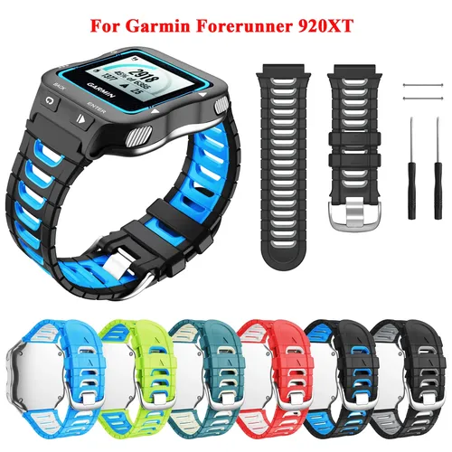 Bracelet de montre de rechange en silicone, pour Garmin Forerunner 920XT 920 XT, course à pied, natation, sport, + outil