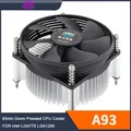 Cooler Master-Refroidisseur de processeur A93 ventilateur de refroidissement silencieux pour Intel