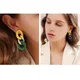 AYAYOO-Boucles d'oreilles pendantes géométriques pour femmes boucles d'oreilles longues style