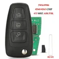 Jingyuqin-Clé télécommande intelligente 5WK49986 à 3 boutons HU101 434MHz pour voiture Ford C-Max