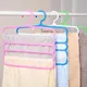 Multifunctional Trouser Rack Pants Storage Rack Plastic Wardrobe Closet Organizer Home Non-slip