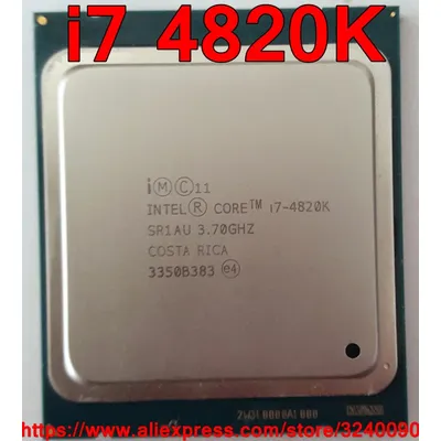 Processeur Intel Core i7 4820K i7-4820K Façades CPU de bureau-core 3.70GHZ 10MB 32nm LIncome 2011