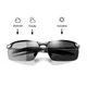 Men's Photochromic Polarized Sunglasses Men Driving Chameleon Glasses Male Change Color Sun Glasses