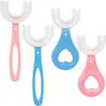 Brosse à dents avec poils en silicone pour enfants livres oraux dentaires bouche entière brosses