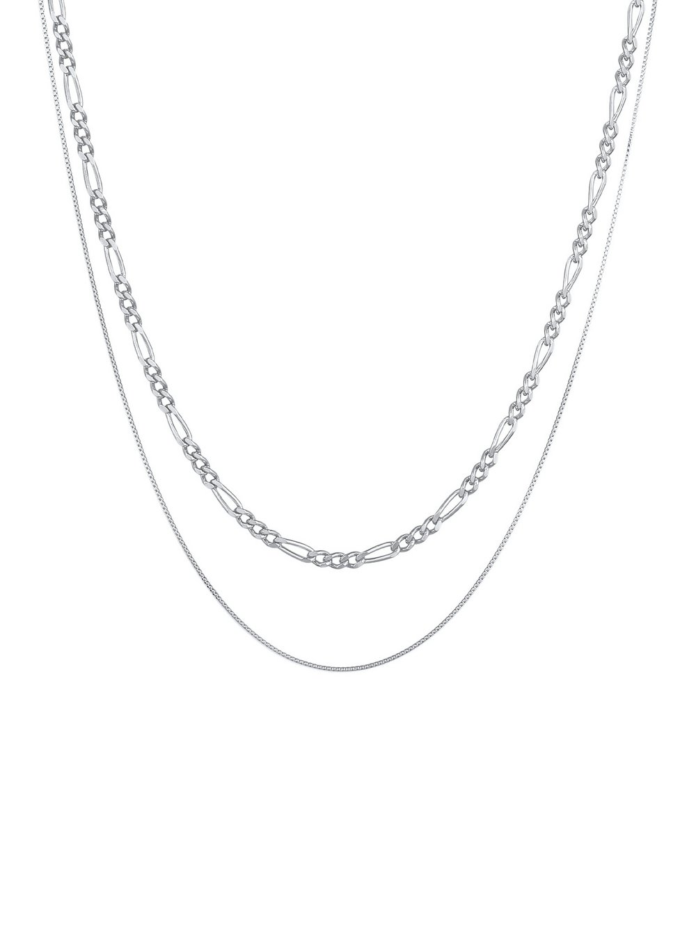 KUZZOI Halskette Herren silber, 50